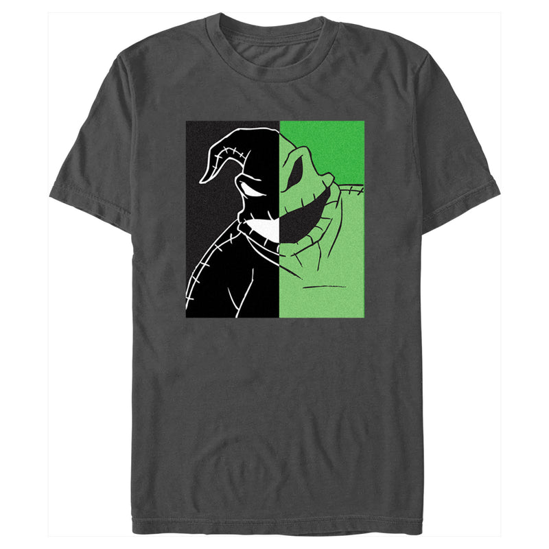 Men's The Nightmare Before Christmas Oogie Boogie Split Portrait T-Shirt