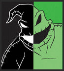 Men's The Nightmare Before Christmas Oogie Boogie Split Portrait T-Shirt