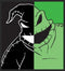 Men's The Nightmare Before Christmas Oogie Boogie Split Portrait T-Shirt