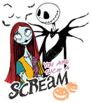 Men's The Nightmare Before Christmas Jack and Sally You are Such a Scream T-Shirt