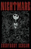 Men's The Nightmare Before Christmas Nightmare Everybody Scream T-Shirt