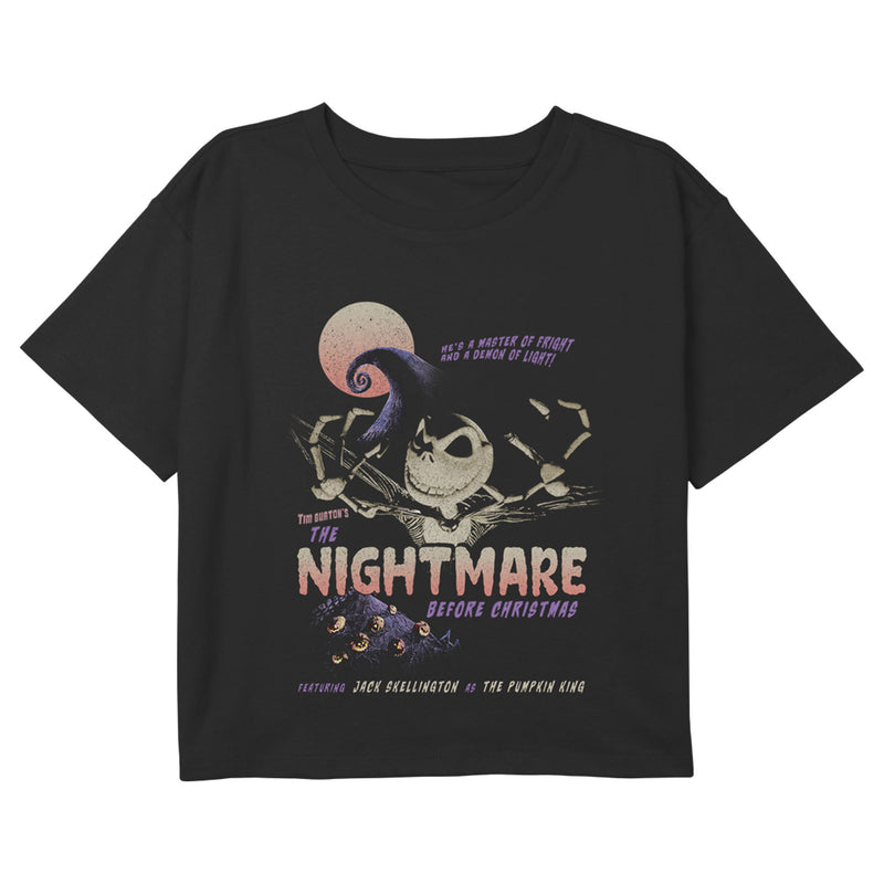 Girl's The Nightmare Before Christmas Jack Master of Fright T-Shirt