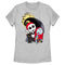 Women's The Nightmare Before Christmas Jack and Sally Christmas Portrait T-Shirt