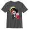 Boy's The Nightmare Before Christmas Jack and Sally Christmas Portrait T-Shirt