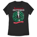 Women's The Nightmare Before Christmas Jack Season's Creepings T-Shirt