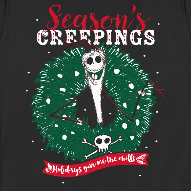 Women's The Nightmare Before Christmas Jack Season's Creepings T-Shirt