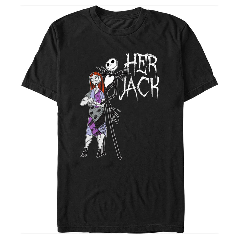 Men's The Nightmare Before Christmas Her Jack and Sally T-Shirt