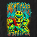 Men's The Nightmare Before Christmas Colorful Metal Poster T-Shirt