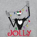 Men's The Nightmare Before Christmas Jack Jolly Christmas Lights Sweatshirt
