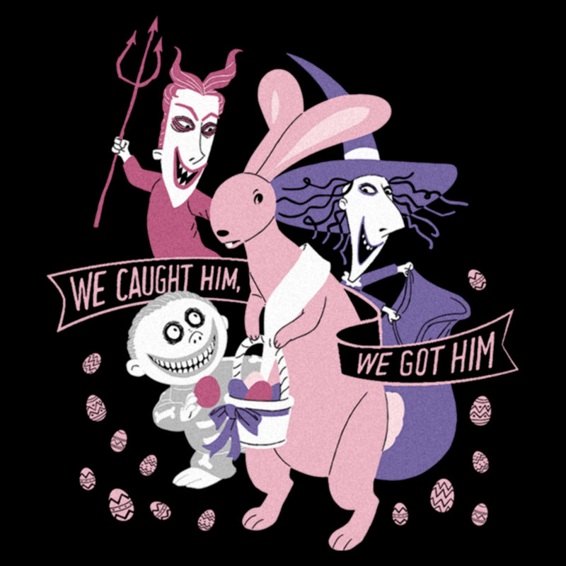 Women's The Nightmare Before Christmas Easter Bunny We Caught Him T-Shirt