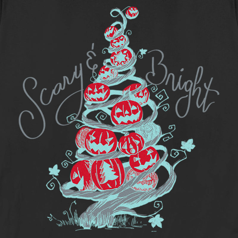 Women's The Nightmare Before Christmas Scary & Bright Tree T-Shirt