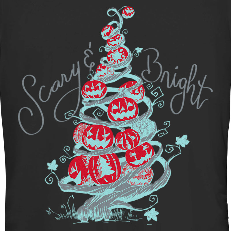 Junior's The Nightmare Before Christmas Scary & Bright Tree T-Shirt