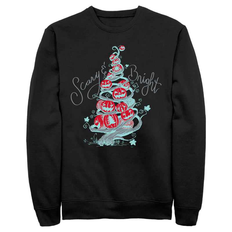 Men's The Nightmare Before Christmas Scary & Bright Tree Sweatshirt