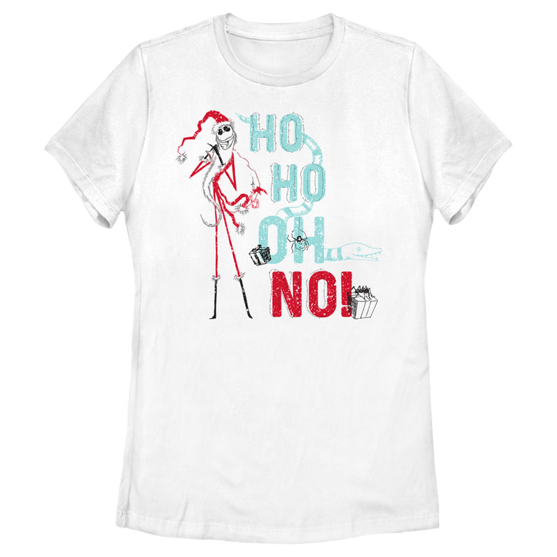 Women's The Nightmare Before Christmas Ho Ho Oh No Sandy Claws T-Shirt