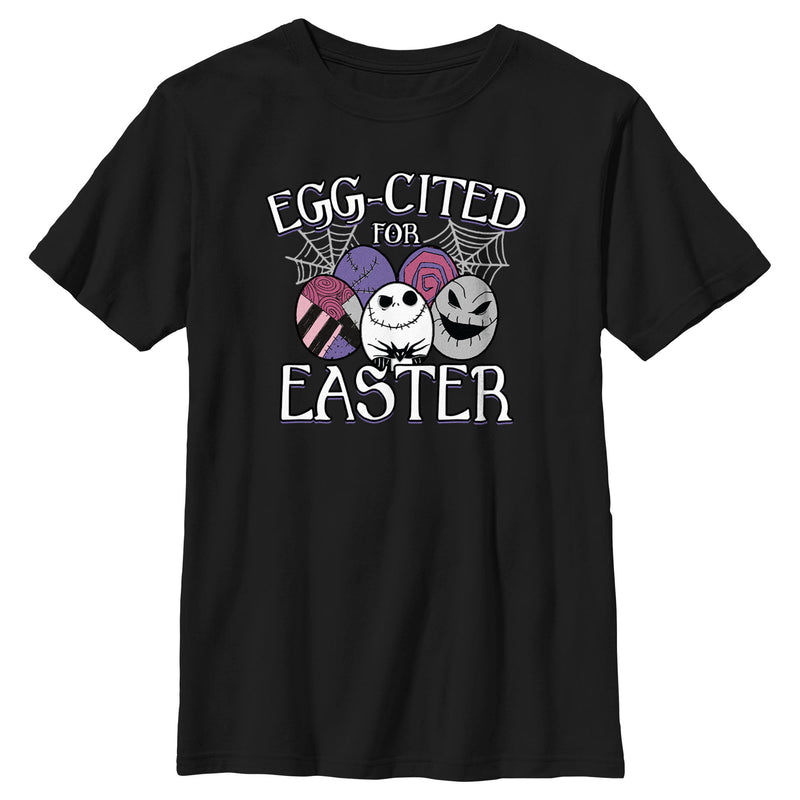 Boy's The Nightmare Before Christmas Egg-Cited for Easter T-Shirt
