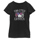 Girl's The Nightmare Before Christmas Egg-Cited for Easter T-Shirt