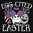 Girl's The Nightmare Before Christmas Egg-Cited for Easter T-Shirt