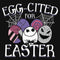 Girl's The Nightmare Before Christmas Egg-Cited for Easter T-Shirt