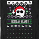 Men's The Nightmare Before Christmas Holiday Scares Jack Face T-Shirt