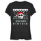 Junior's The Nightmare Before Christmas Holiday Scares Jack Face T-Shirt