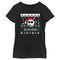 Girl's The Nightmare Before Christmas Holiday Scares Jack Face T-Shirt