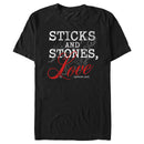 Men's Pirates of the Caribbean: Curse of the Black Pearl Sticks and Stones Love T-Shirt