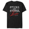 Men's Pirates of the Caribbean: Curse of the Black Pearl Sticks and Stones Love T-Shirt