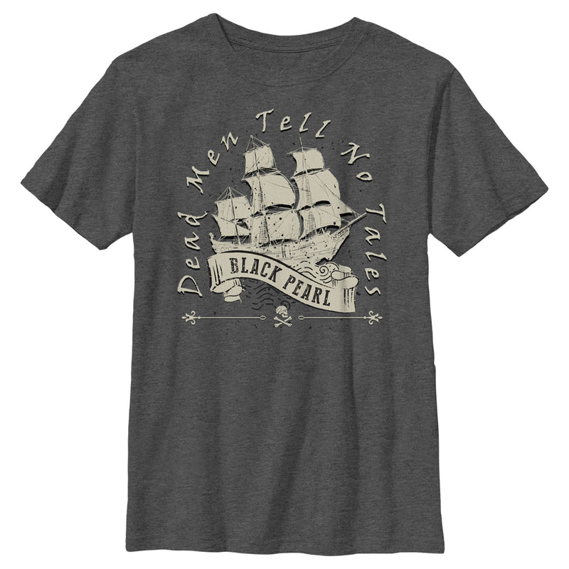 Boy's Pirates of the Caribbean: Dead Man's Chest Dead Men Tell No Tales Black Pearl T-Shirt