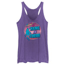 Women's Strange World Splat Hang in There Racerback Tank Top