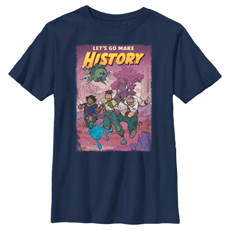 Boy's Strange World Let's Go Make History T-Shirt