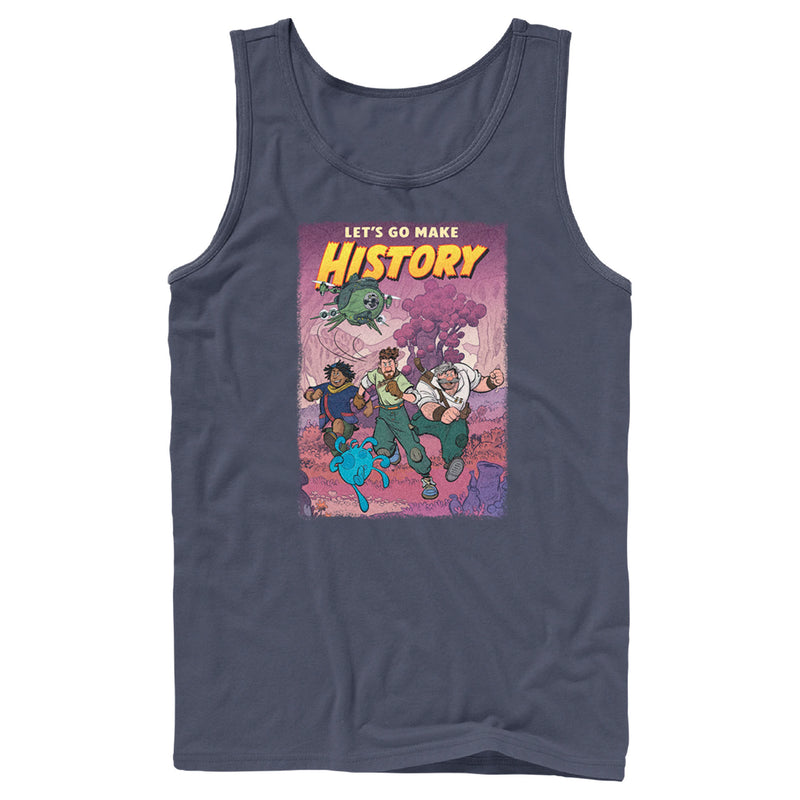 Men's Strange World Let's Go Make History Tank Top