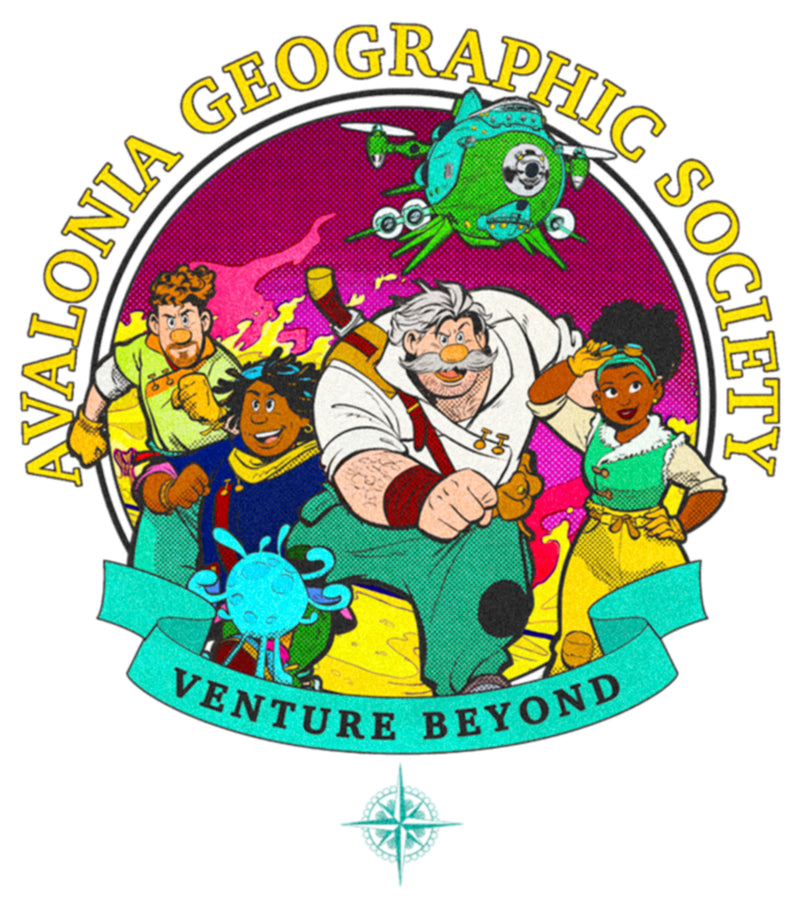 Women's Strange World Avalonia Geographic Society Venture Beyond Group T-Shirt