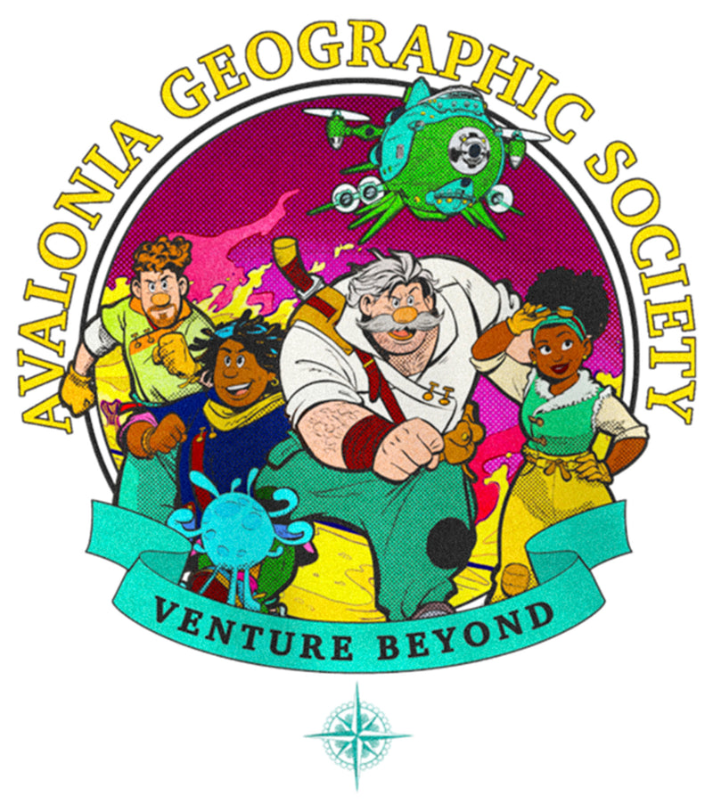 Girl's Strange World Avalonia Geographic Society Venture Beyond Group T-Shirt