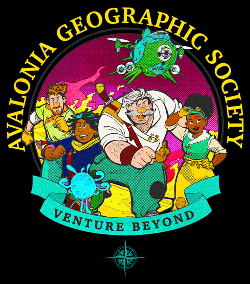 Men's Strange World Avalonia Geographic Society Venture Beyond Group T-Shirt