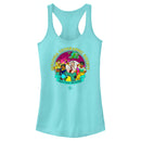 Junior's Strange World Avalonia Geographic Society Venture Beyond Group Racerback Tank Top