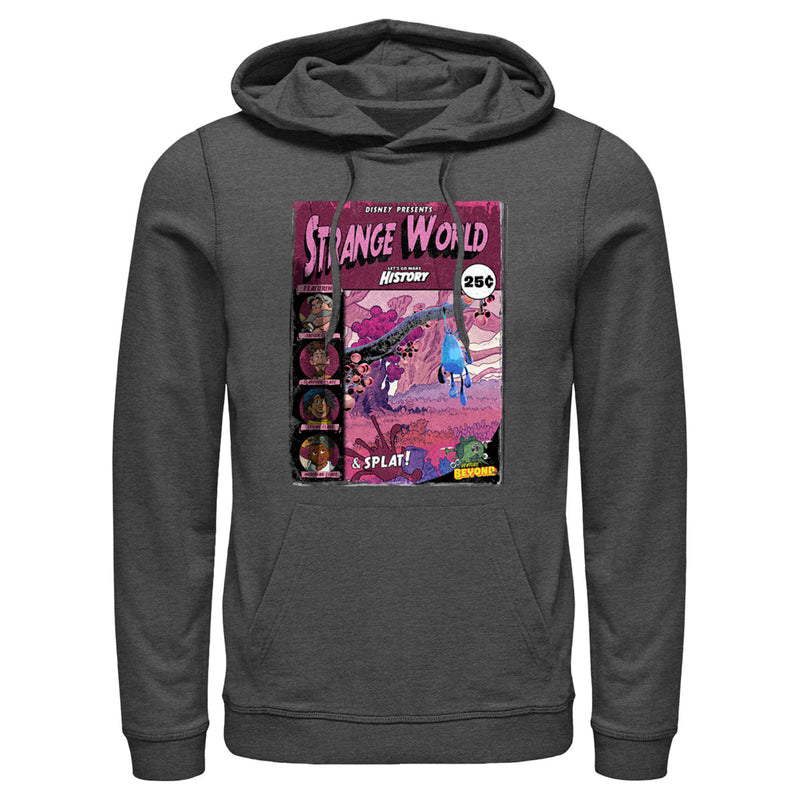 Men's Strange World Comic Book Cover Pull Over Hoodie