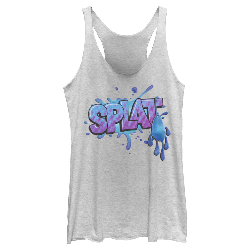 Women's Strange World Splat Logo Racerback Tank Top