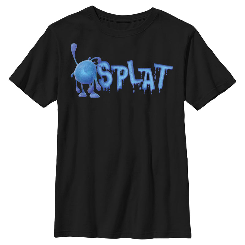 Boy's Strange World Splat Drip Logo T-Shirt