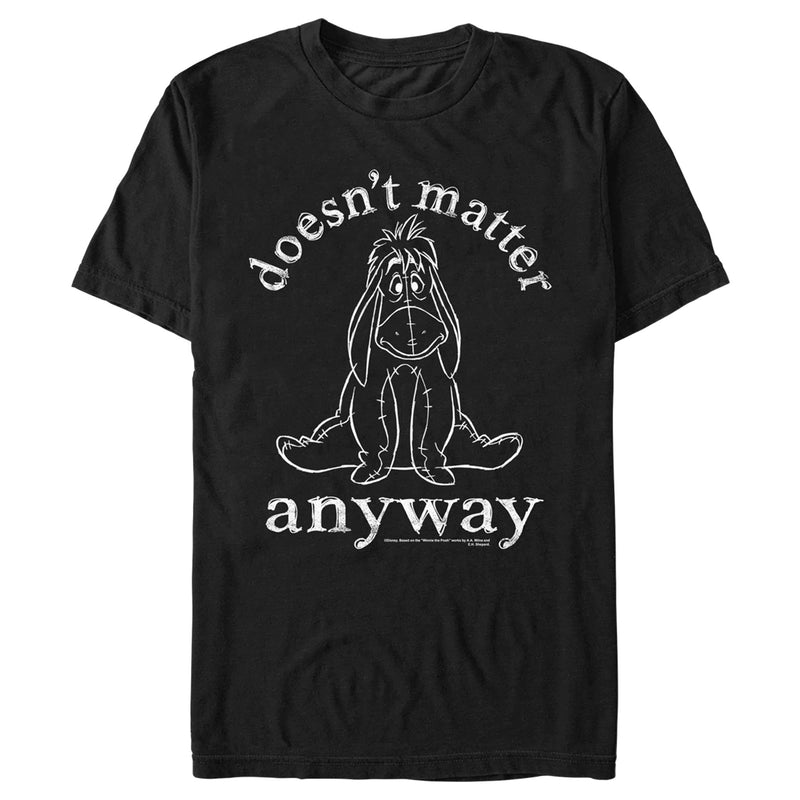 Men's Winnie the Pooh Eeyore Doesn't Matter Anyway T-Shirt