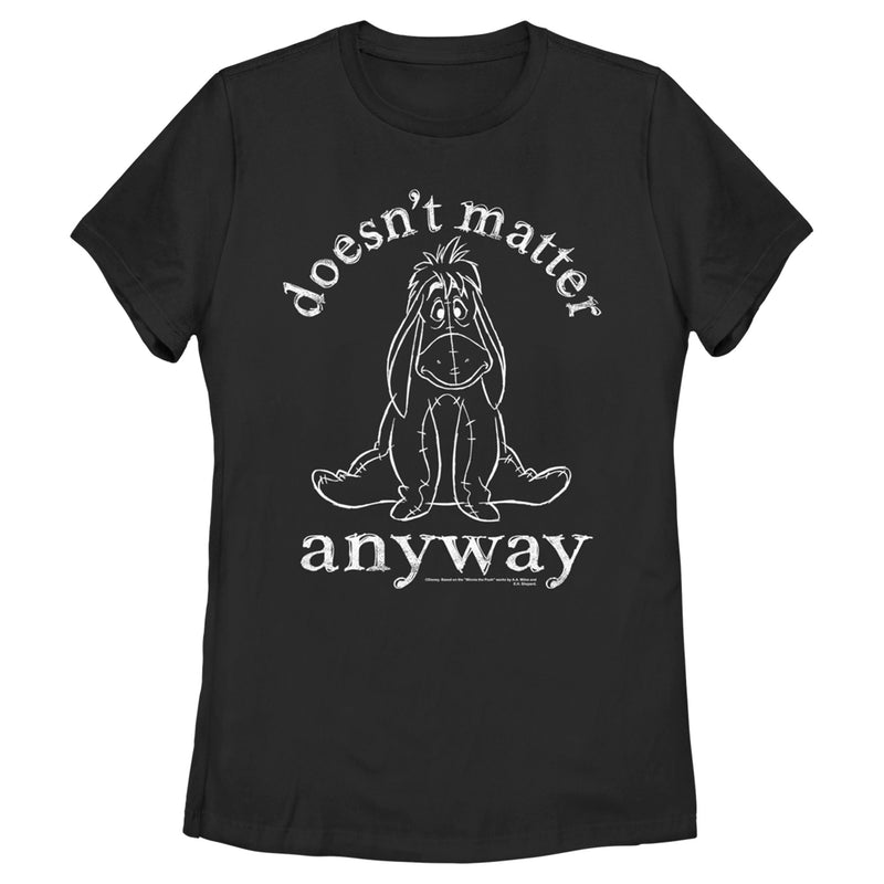 Women's Winnie the Pooh Eeyore Doesn't Matter Anyway T-Shirt
