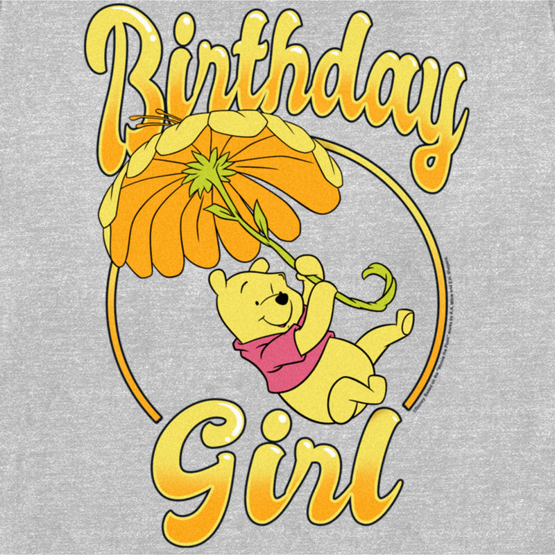 Women's Winnie the Pooh Birthday Girl Bear T-Shirt