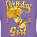 Junior's Winnie the Pooh Birthday Girl Bear T-Shirt