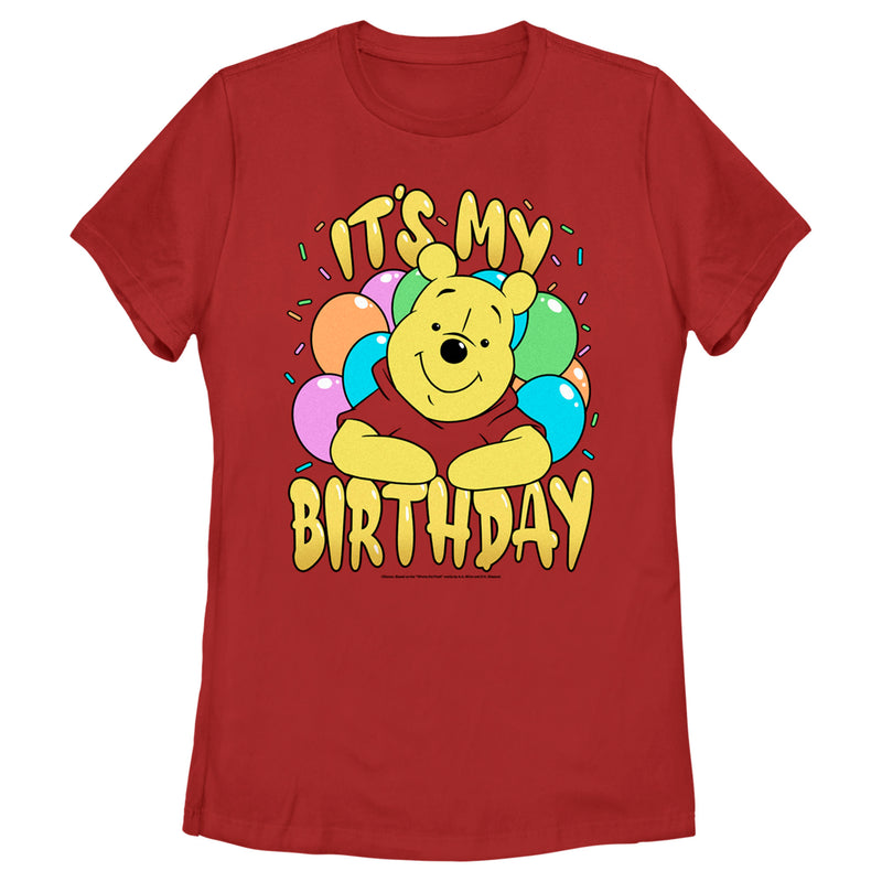 Women's Winnie the Pooh It's My Birthday T-Shirt