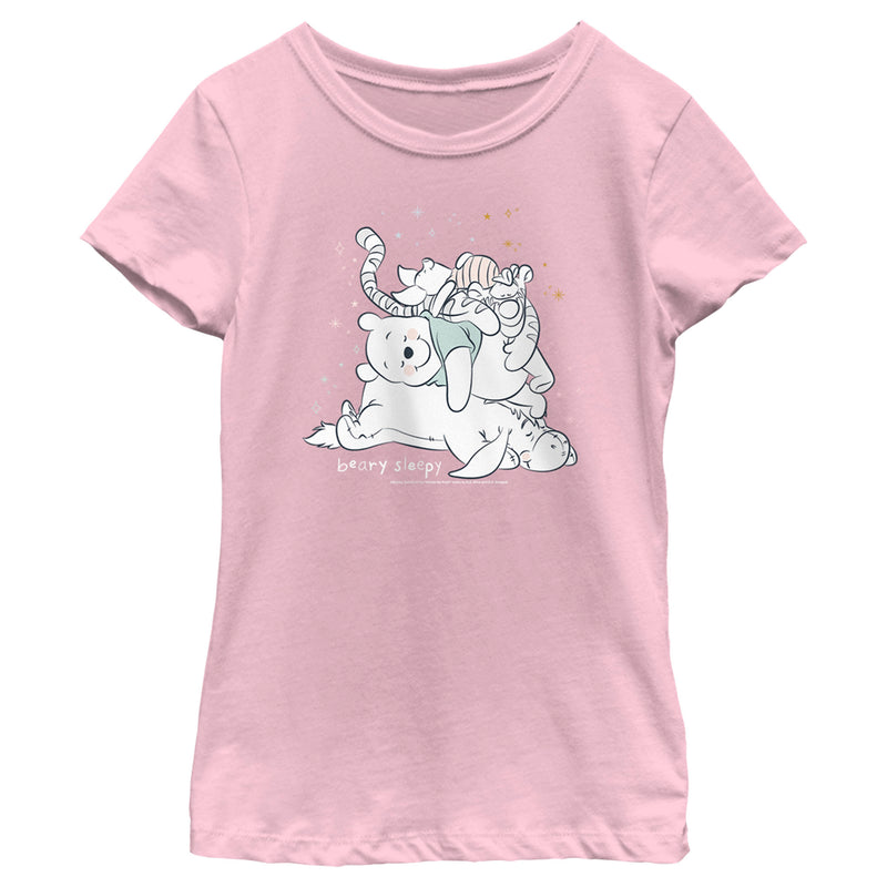 Girl's Winnie the Pooh Beary Sleepy T-Shirt