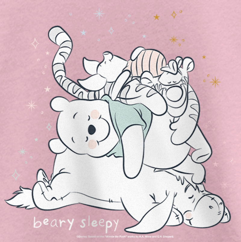 Girl's Winnie the Pooh Beary Sleepy T-Shirt