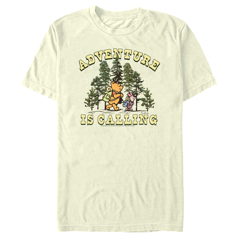 Men's Winnie the Pooh Adventure Is Calling T-Shirt