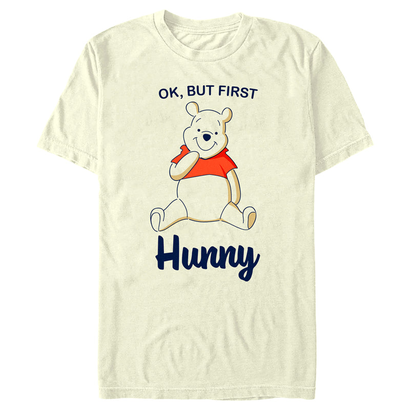 Men's Winnie the Pooh Ok But First Hunny T-Shirt