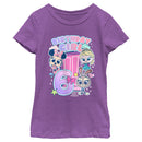 Girl's Doorables Birthday Girl 6 T-Shirt