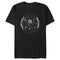 Men's Pirates of the Caribbean: Curse of the Black Pearl Black and White Rope Skull Logo T-Shirt