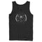 Men's Pirates of the Caribbean: Curse of the Black Pearl Black and White Rope Skull Logo Tank Top